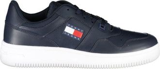 Tommy Hilfiger Blauwe Leren Heren Sneakers