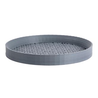 Jonathan Y Designs Drew 6.5 Modern Geometric Indoor Eco-Friendly 3D Printed Plant Saucer