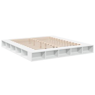 Berkfield Home Durable Bed Frame without Mattress White 180x200 cm Super King