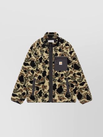 Carhartt Work in Progress camouflage duck jacquard fleece liner