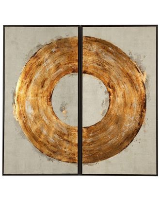 Bassett Mirror Company Ring Of Fire Framed Canvas