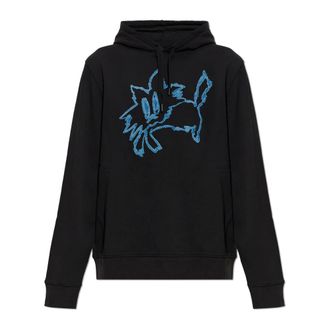 Paul Smith Felpa con cappuccio in cotone - - Sweatshirts & Hoodies - Uomo - Nero - 2XL