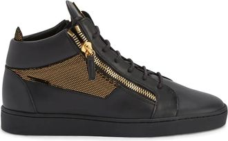 Giuseppe Zanotti Sneakers Kriss in pelle - Nero