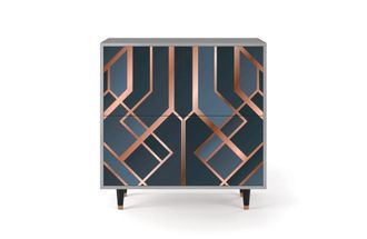 StoryZ Aparador azul-verde 4 puertas L 96 cm