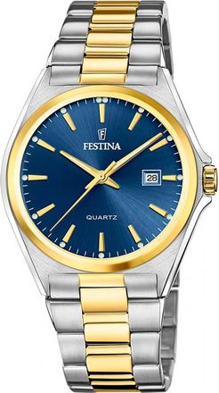 Festina F20554-4 Mens Classic Watch - Silver - One Size
