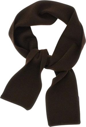 Pas Normal Studios Off-Race Wool Knit Scarf - Heren - Accessoires - Bruin - Maat: ONE Size Wol