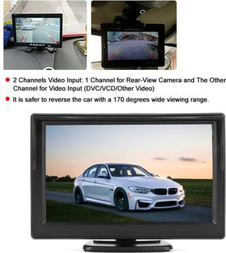 OEM Adecuado Para Pantallas Lcd Tft De 5 Pulgadas Para Autom&oacute;viles Y Kits De C&aacute;maras De Visi&oacute;n Trasera Impermeables