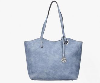 Rieker H1369-12 Womens Tote Bag Sky Blue Textile - One Size