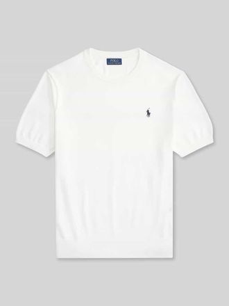 Polo Ralph Lauren Slim Fit T-Shirt aus reiner Baumwolle in Weiss, Gr&ouml;&szlig;e XXL