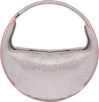 Twentyfourhaitch Siria Clutch - Dames - Mini tas - Roze - ONE Size - Satijn - Tassen