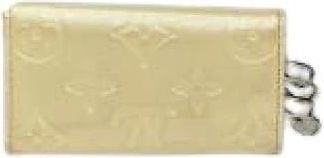 Louis Vuitton Pre-owned Accessories, female, White, Size: ONE SIZE Pre-owned Leather Key-Holders