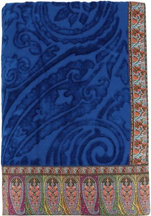 Etro Home Beach Towel With Contrasting Border