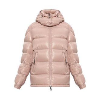 Moncler Maire Hooded Short Down Jacket - female - Moncler - Down Jackets - Pink - S - Jackets