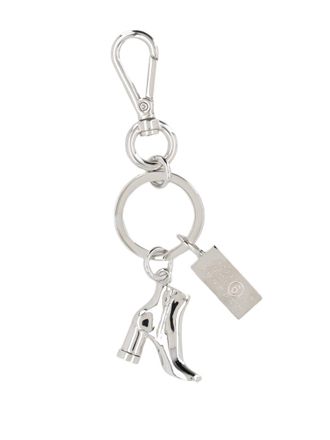 Maison Margiela Silver Polished Metal Key Holder