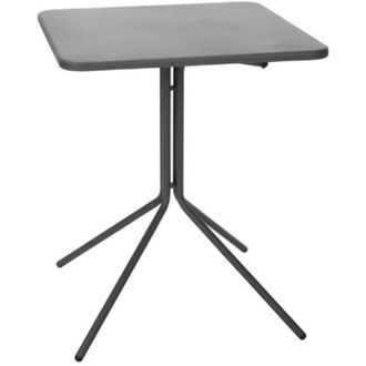 Ambiance Tavolo pieghevole 58x58x70cm grigio scuro, x99001620 Ambiance