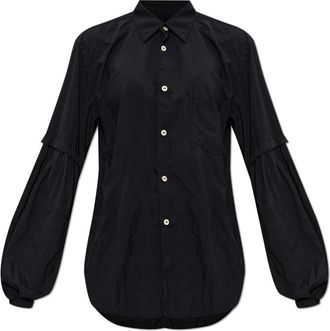 Comme Des Gar&ccedil;ons Shirt met Zak - Dames - Overhemden - Zwart - M - Polyester - Overhemden
