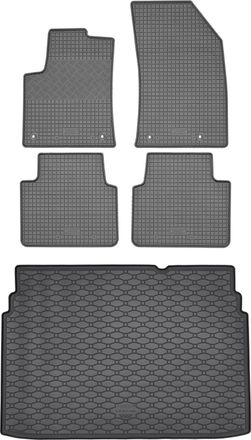 OEM Juego De Alfombrillas De Goma Para Coche Y Maletero Para Opel Crossland / Crossland X Crossover A Partir De Junio De 2017