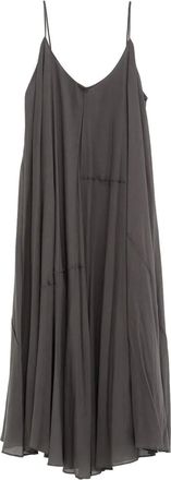 Lauren Manoogian Abito midi plissettato - Grigio