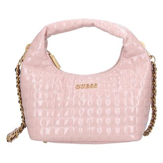 Guess Glanzende Kunstlederen Tas - Dames - Handtassen - Roze - ONE Size - Leer - Tassen