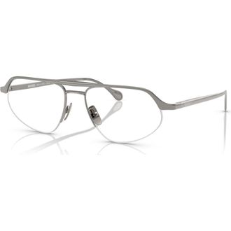 Ferrari 57mm Irregular optical glasses in Grey at Nordstrom