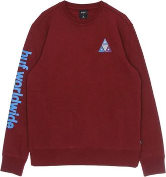 HUF Sweatshirt - Heren - Sweatshirts - Rood - XL - Hoodies & sweatvesten