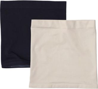 Ingrid & Isabel 2-Pack Everyday Maternity Bellaband in Black/beige at Nordstrom, Size 1