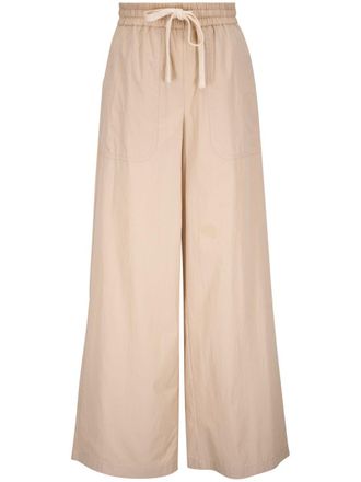 TWP Main Street trousers - women - Cotton - M - Neutrals
