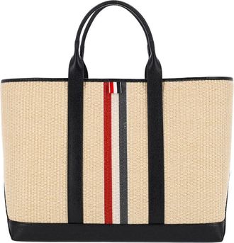 Thom Browne Borsa Tote Media Rwb