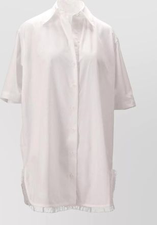 Niccol&ograve; Pasqualetti cotton poplin short-sleeve shirt