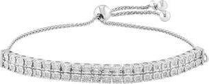 Effy Diamond Slider Bracelet in Silver at Nordstrom Rack