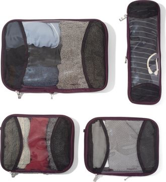 Baggallini Womens Compression Packing Cube 4 Piece Set