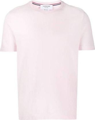 Thom Browne Short Sleeve T-Shirt Pink MJS123A-00050-680