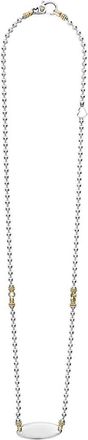 Lagos Beloved Oval Plate Chain Necklace in Silver at Nordstrom