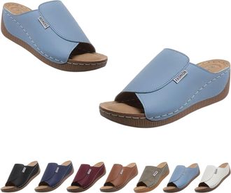 Generic Orthopedic Wedge Sandals for Women 2026 Comfortable Solid Color Platfor Sandals with Arch Wide Width Comfort, Breathable Open Toe Casual Walking Vacat