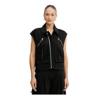 Pinko Mujer, Chaquetas, Negro, Talla: M