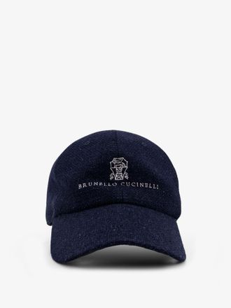 Brunello Cucinelli Cappello in seta, lino e lana - BRUNELLO CUCINELLI - gender_Man