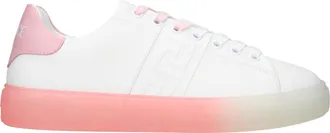 Versace White Leather Low Top Womens Sneakers
