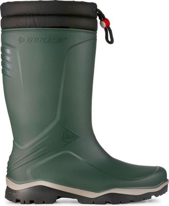 Dunlop Mens Blizzard Fur-lined Wellington Boots - Green - Size UK 10.5