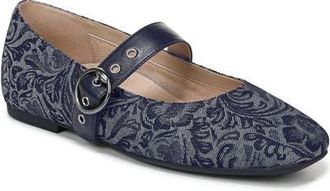 Vionic Hattie Mary Jane Flat in Dark Denim at Nordstrom, Size 6.5