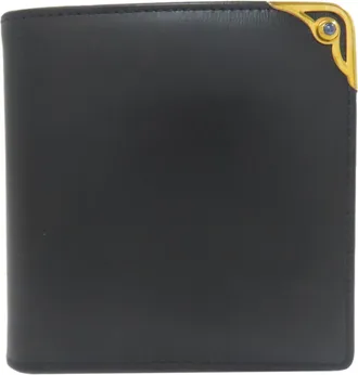 Cartier Black Leather Wallet (Bi-Fold) (Pre-Owned)
