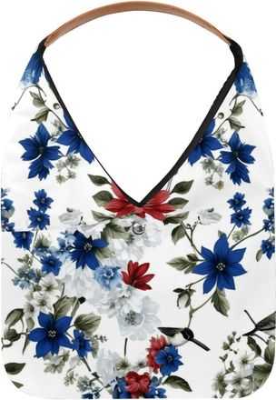 Generic Aesthetic Flower Reusable Lightweight Grocery Bags - Foldable Into Compact Pouch, Washable & Sturdy, Multipurpose for Shopping and Travel