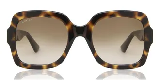 Gucci GG1337S 003 Womens Sunglasses Tortoiseshell Size 54
