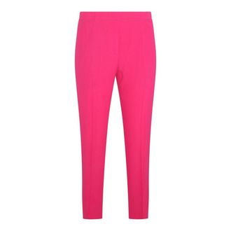 【関税&送料込】Alexander Mcqueen Pink Regular Trousers With Alexander McQueen Pink regular trousers with pleats | TheDoubleF