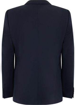 Dolce & Gabbana Mens Single-Breasted Jacket Very Dark Blue Virgin Wool Suit & Dinner