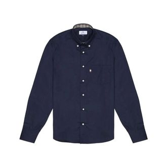 Aquascutum Casual Shirts, male, Blue, Size: XL Casual Shirt