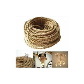 OEM Cable El&eacute;ctrico De 10 M Para Iluminaci&oacute;n Led, 2 Rollos, Cable De Iluminaci&oacute;n Vintage, Alambre Recubierto De Cobre, Cuerda Industrial Trenzada Retro Pa
