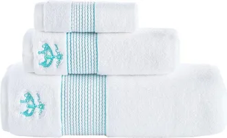 Brooks Brothers Rope Stripe Border 3Pc Towel Set
