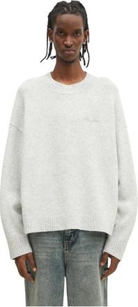Represent Marled Knit Jumper - Heren - Ronde hals truien - Grijs - S - Katoen - Truien & Vesten