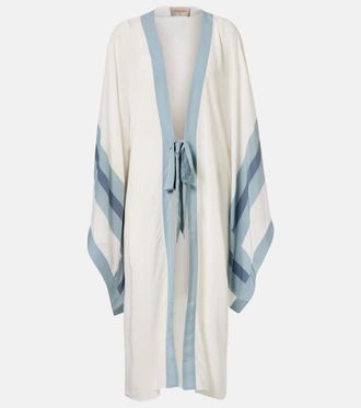 Adriana Degreas Bold Stripes kaftan