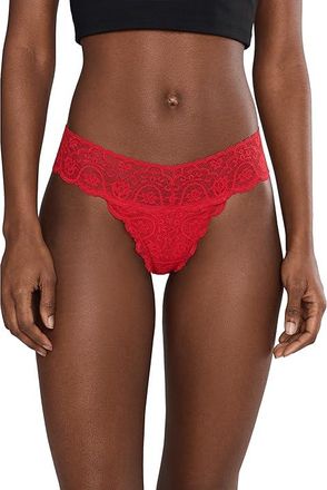 Commando Tulip Tanga Womens Underwear Scarlet, Cotton/Elastane/Nylon